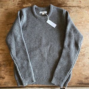 Outerknown Grey Eastbank Sweater. NEW WITH TAGS. Unworn.
